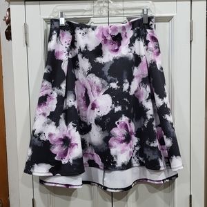 Torrid Purple Floral 💜 Skirt